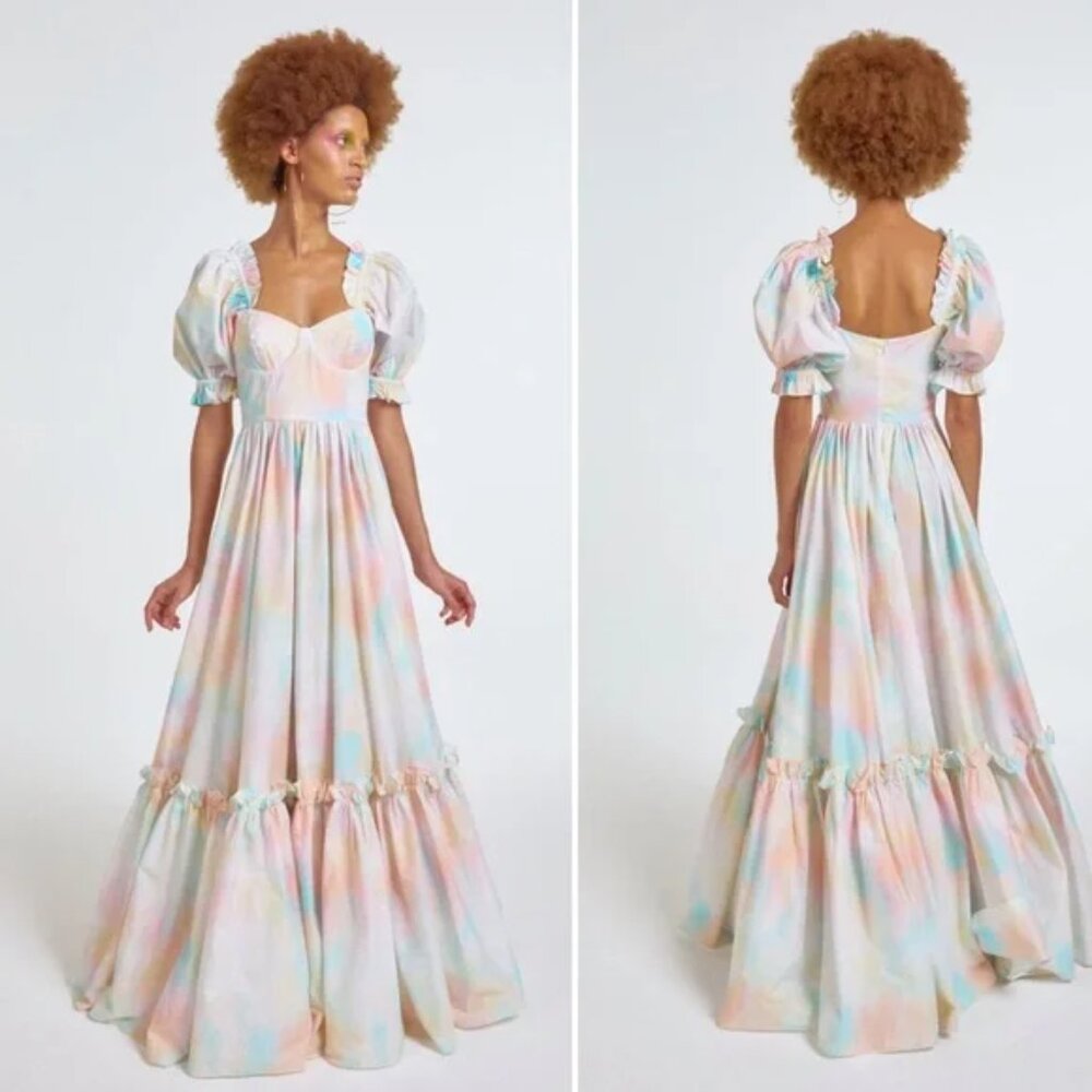 Selkie Chalk Rainbow Ritz Gown NWT 4X